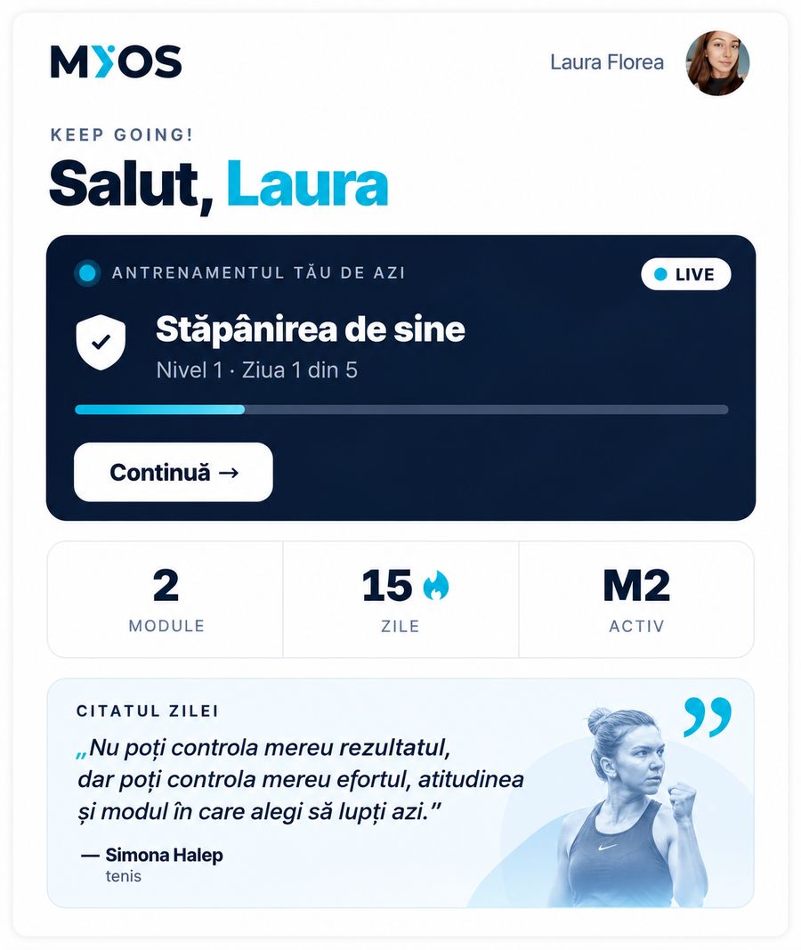 Antrenamentul tău de azi